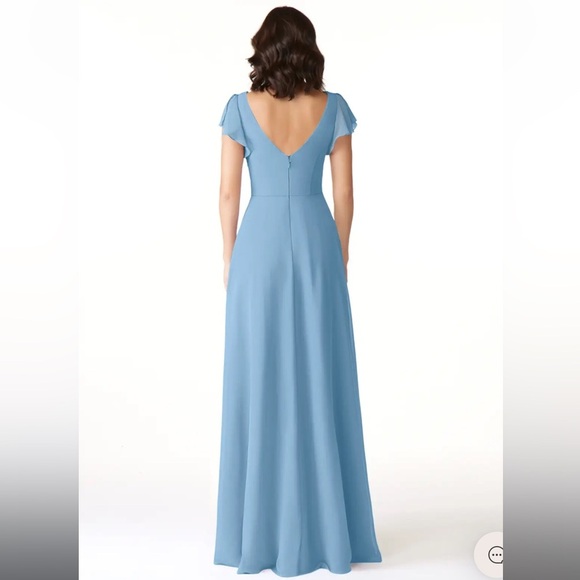 AZAZIE Omari Steel Blue Maxi Dress - Picture 5 of 14